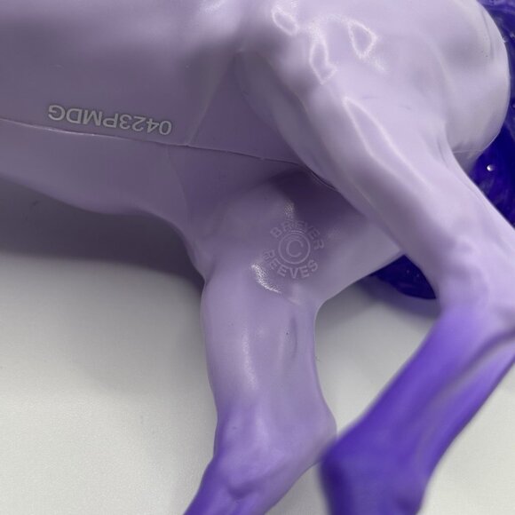 Breyer Celeste Purple Unicorn 2023 Paddock Pals Horse 6"x7" Figure - Picture 7 of 10